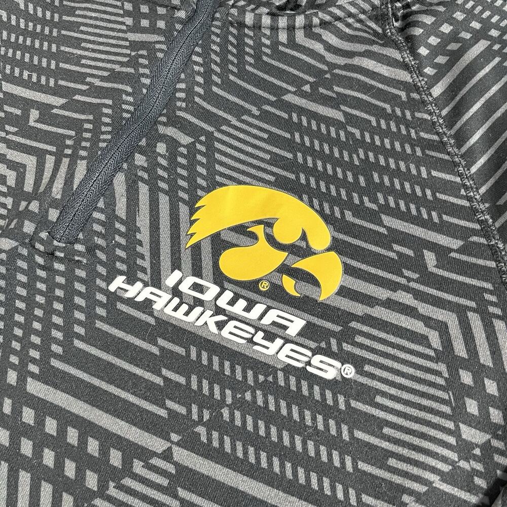 Iowa Hawkeyes 1/4 Zip Pullover Mens Small Gray Under Armour Jacket Lightweight - Picture 6 of 10